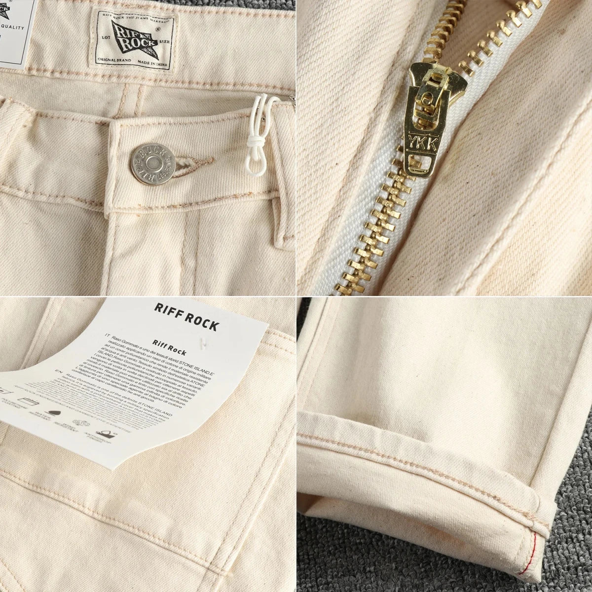 Antonios washed denim straight fit jeans - Antonios