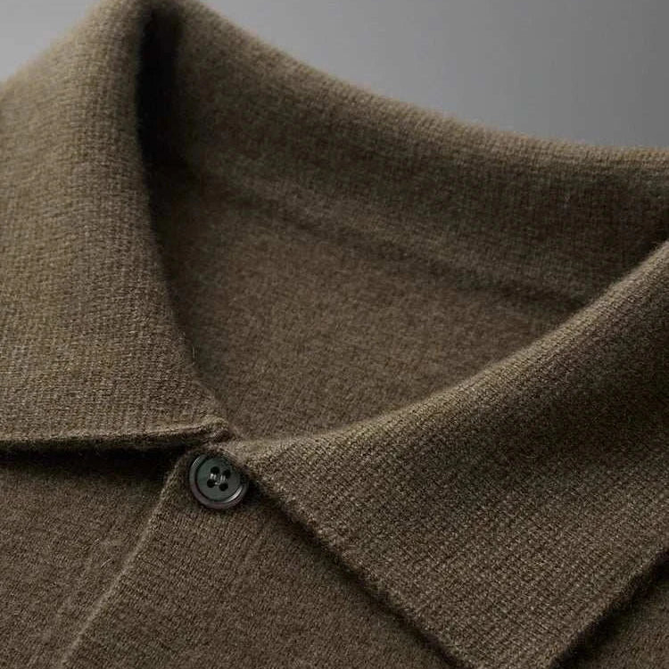 Antonios wool polo collar cardigan - Antonios