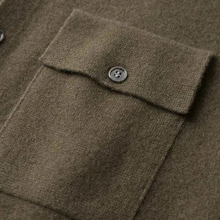 Antonios wool polo collar cardigan - Antonios