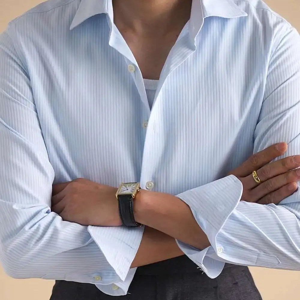 AntoniosClothing cotton business solid shirt - Antonios