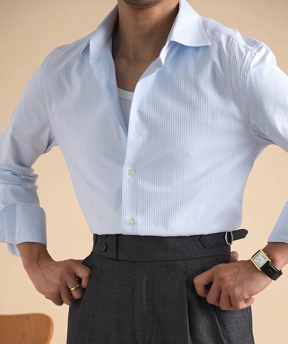 AntoniosClothing cotton business solid shirt - Antonios