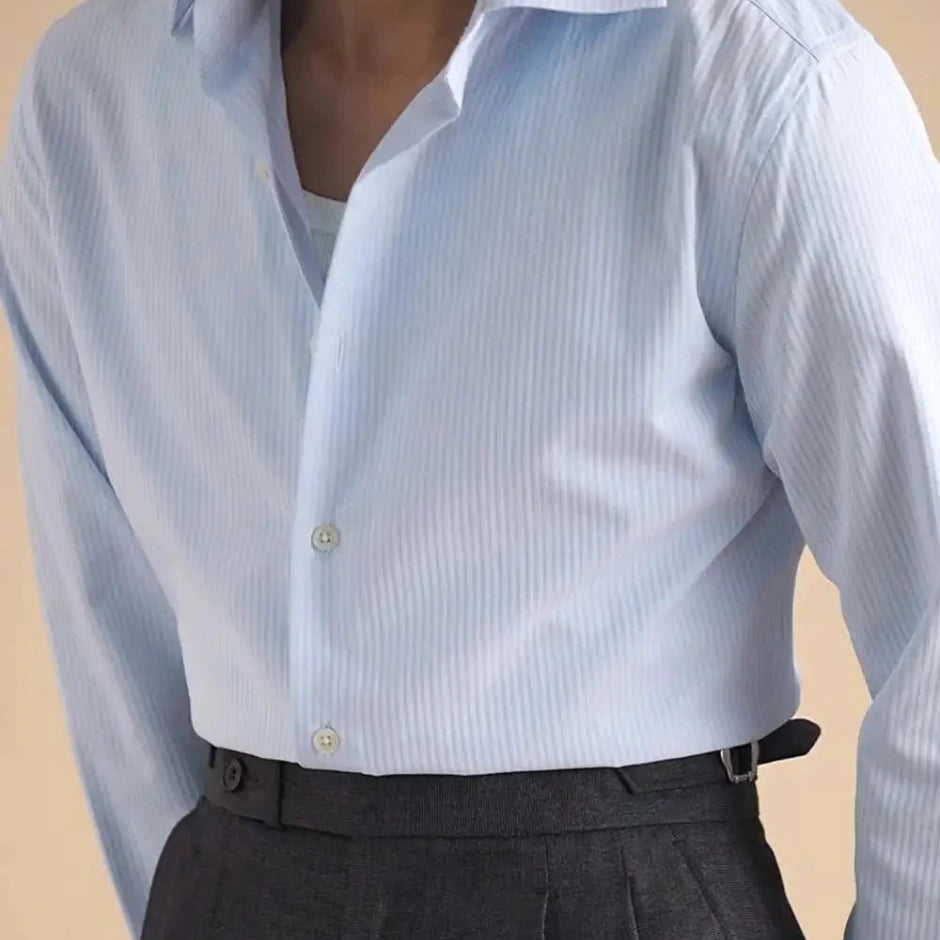 AntoniosClothing cotton business solid shirt - Antonios