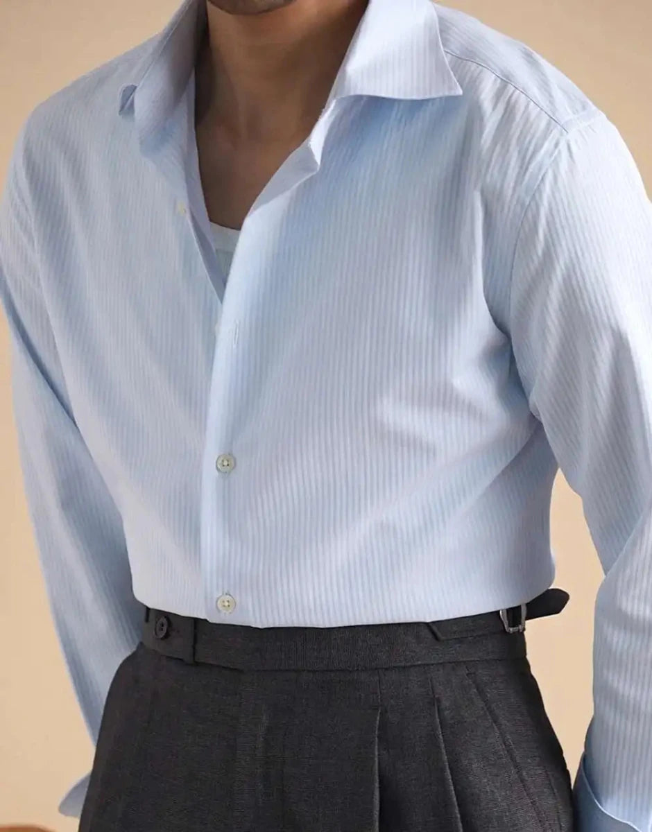 AntoniosClothing cotton business solid shirt - Antonios