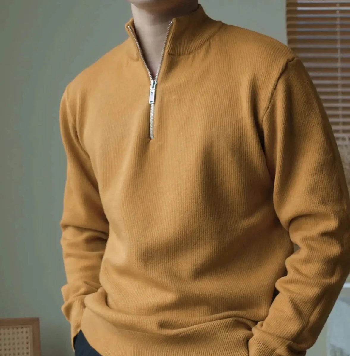 AntoniosClothing high - neck half - zip sweater - Antonios