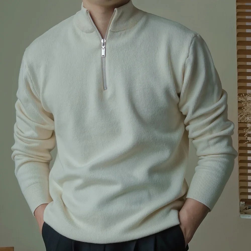 AntoniosClothing high - neck half - zip sweater - Antonios