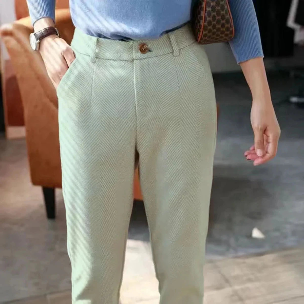 Aurelius high - waist trousers - Antonios