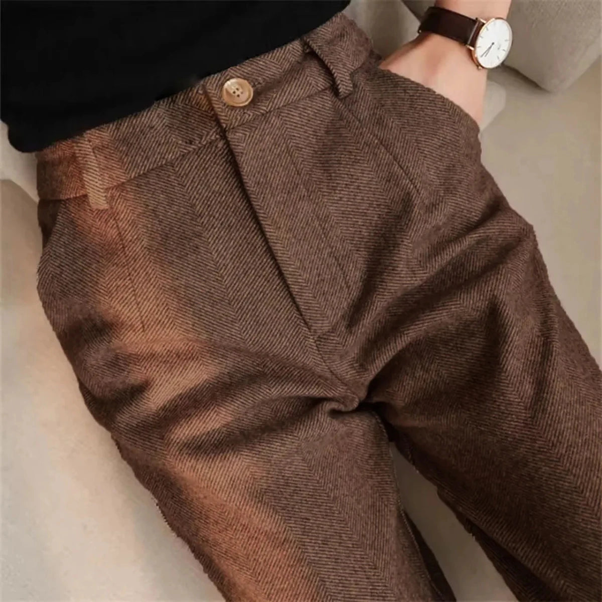 Aurelius high - waist trousers - Antonios