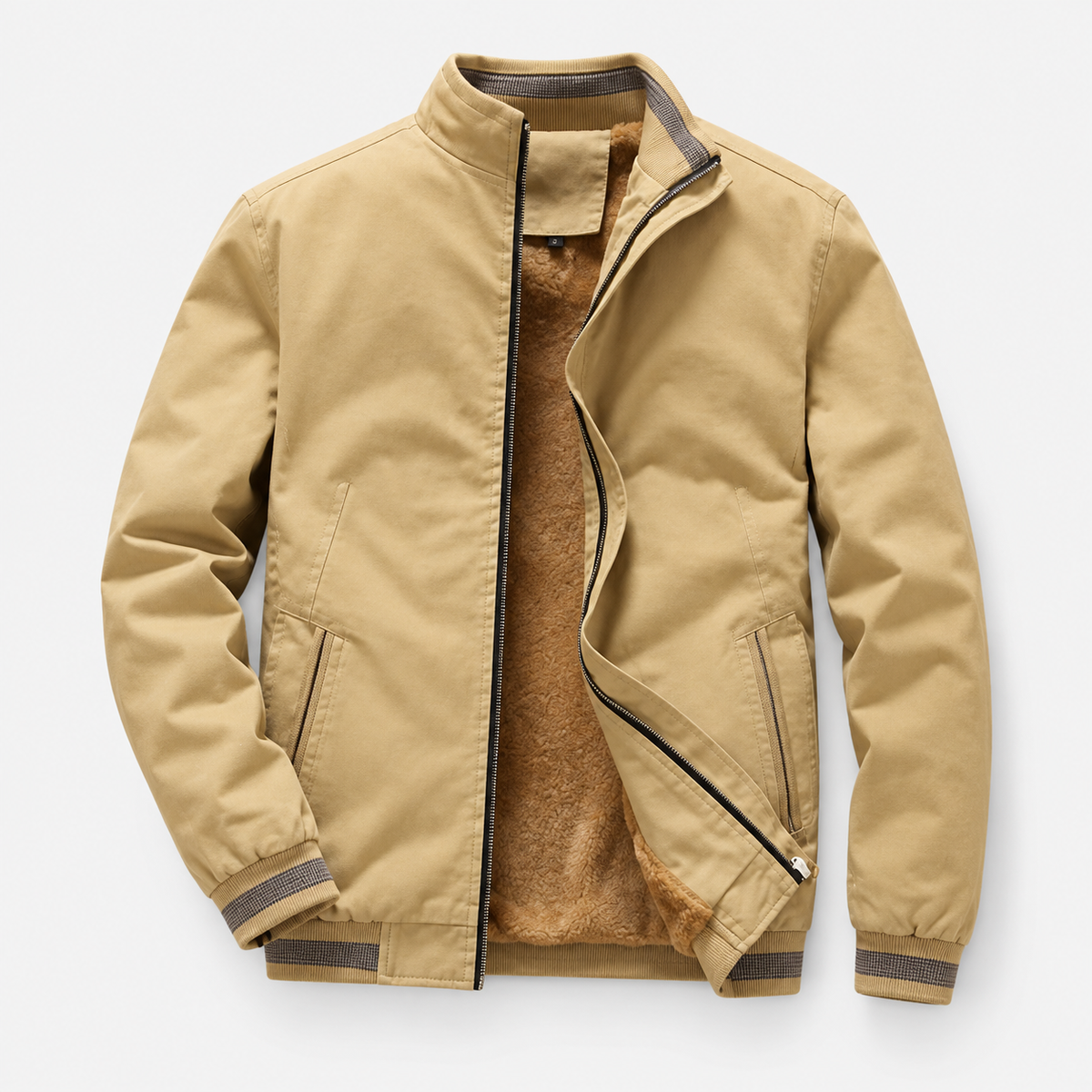 Antonios Autumn Bomber Jacket — Yellow
