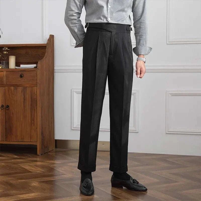 Autumn italian high - waist trousers - Antonios