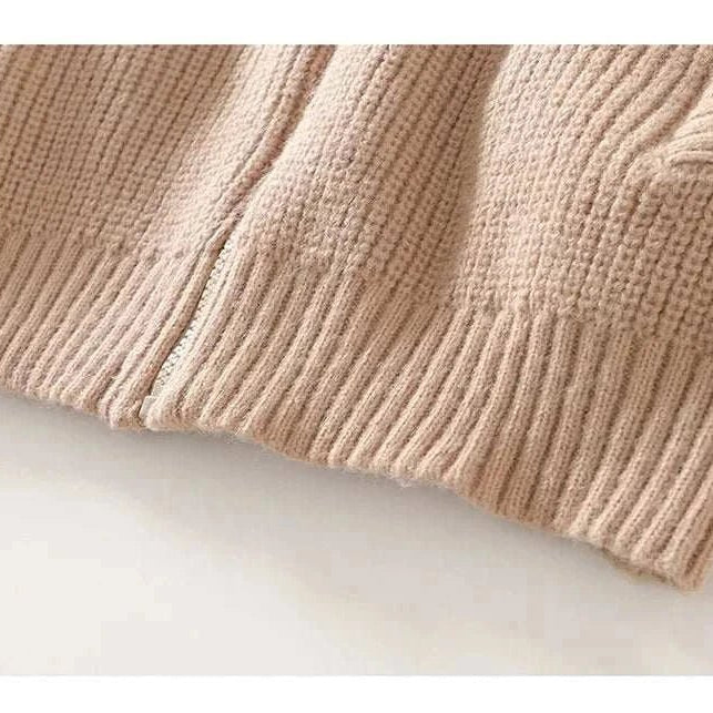 Autumn stand collar zipper - Antonios