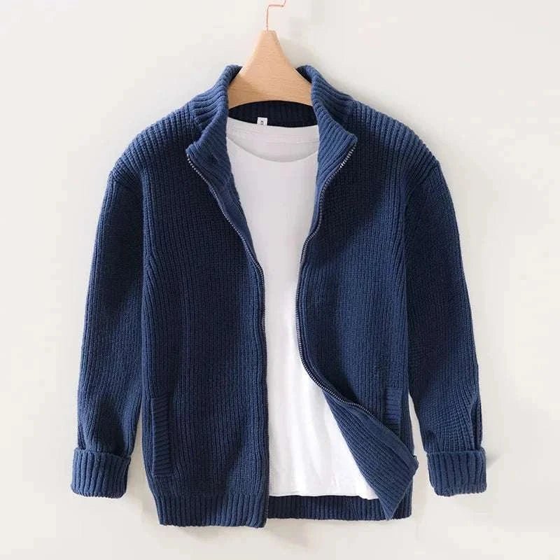 Autumn stand collar zipper - Antonios