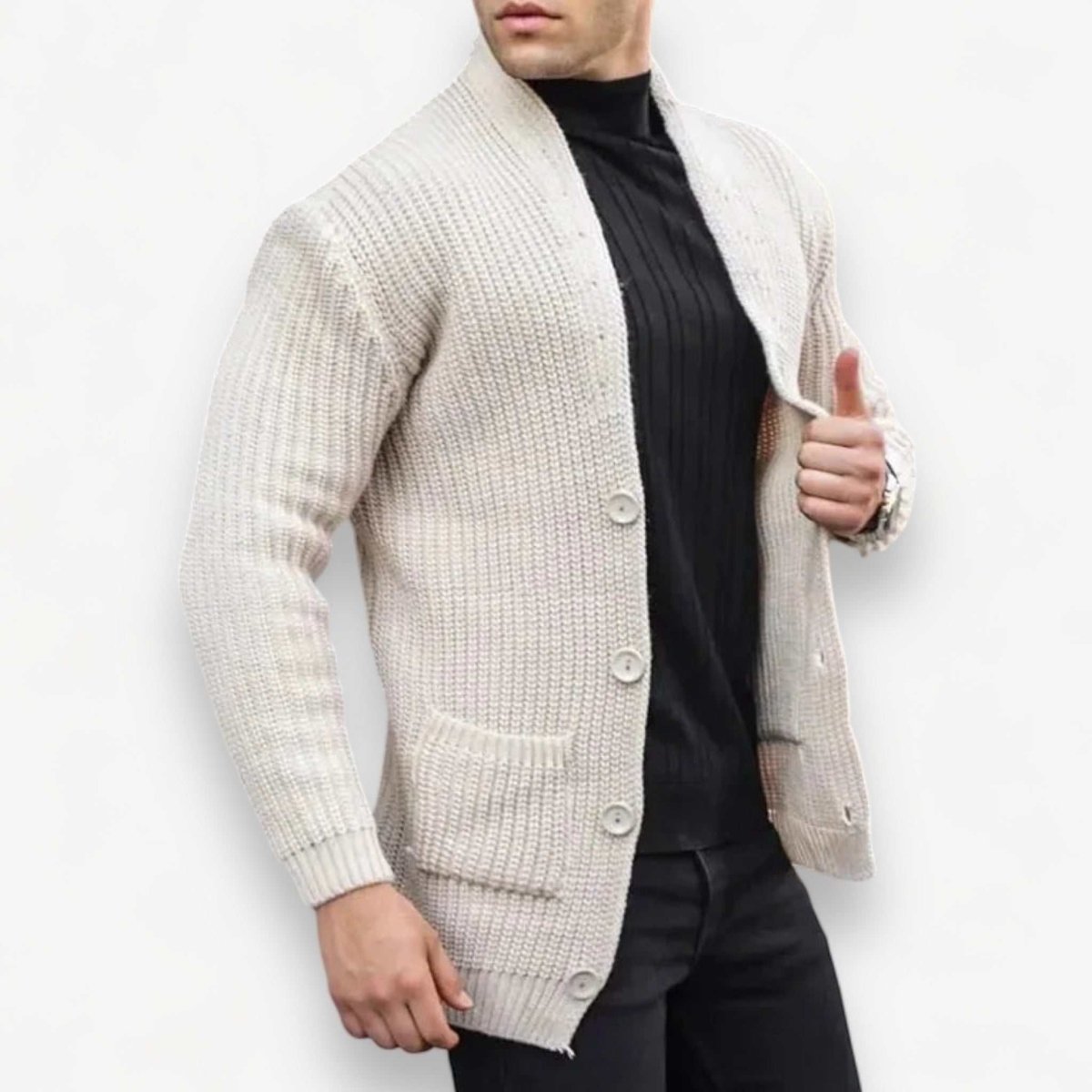 Autumn streetwear cardigan - Antonios