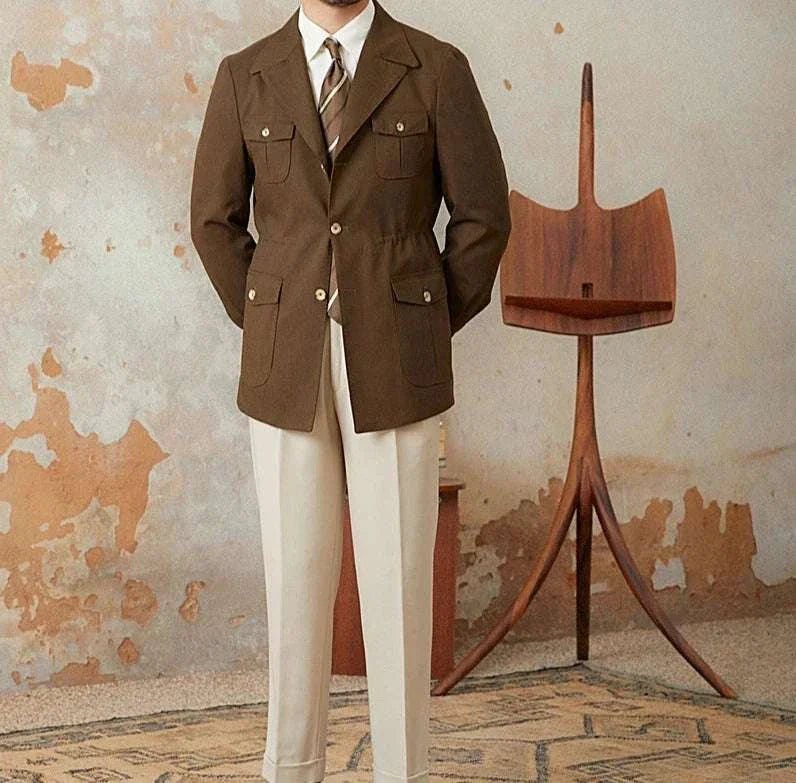 Autumn vintage old money coat - Antonios