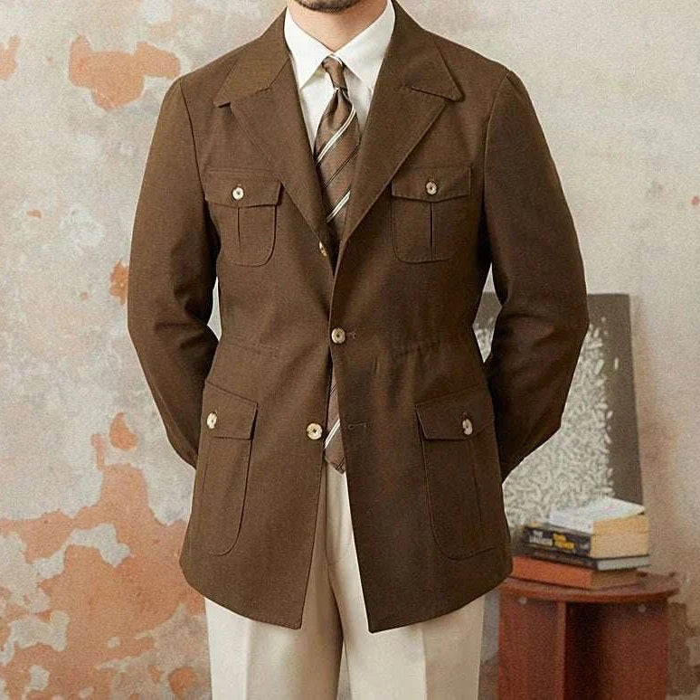 Autumn vintage old money coat - Antonios