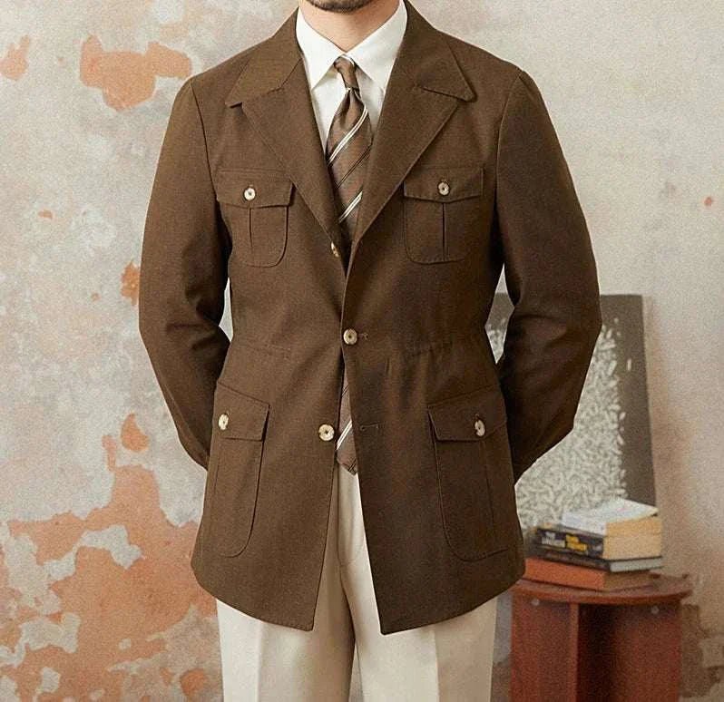 Autumn vintage old money coat - Antonios