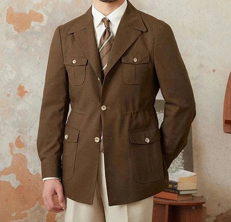 Autumn vintage old money coat - Antonios