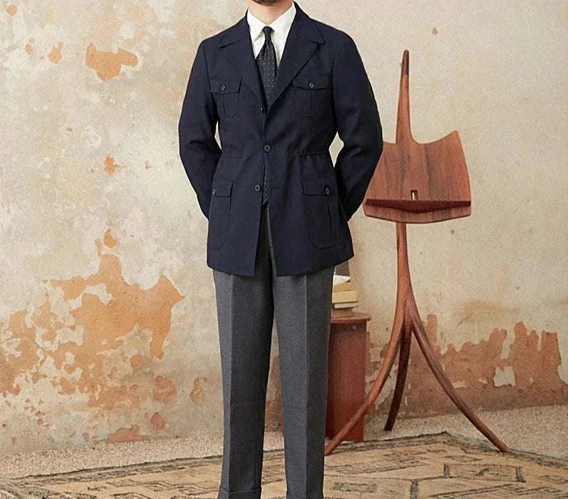 Autumn vintage old money coat - Antonios