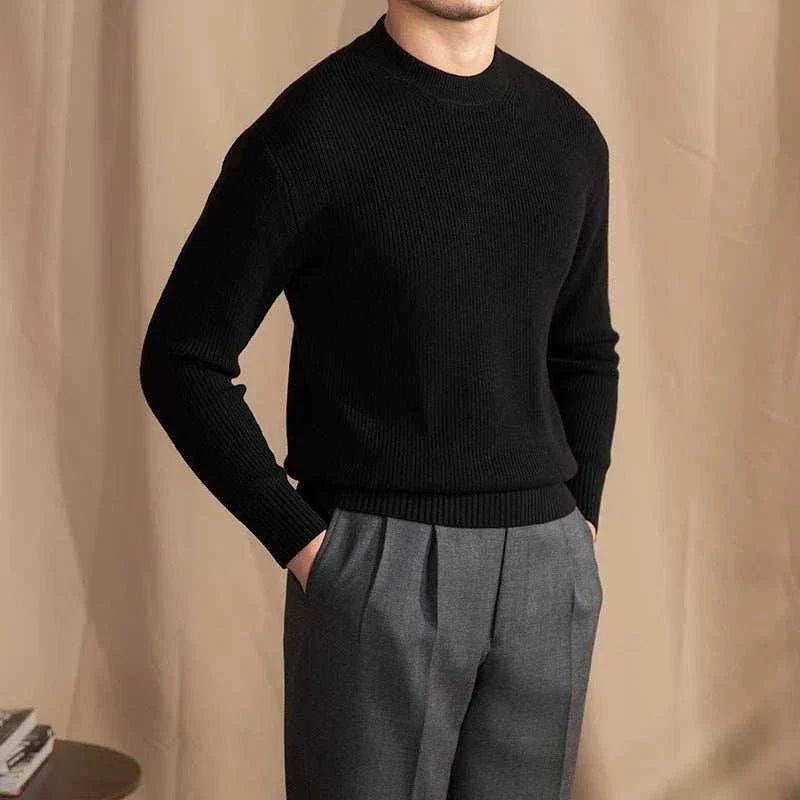 Autumn warm wool sweater - Antonios