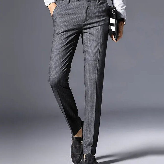 Belgian striped business pants - Antonios