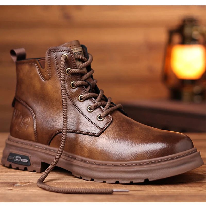 Boat genuine leather boots - Antonios