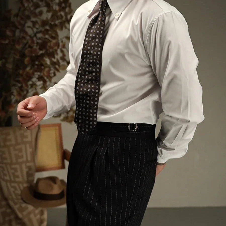 Body fit long sleeve shirt high quality evening wear - Antonios