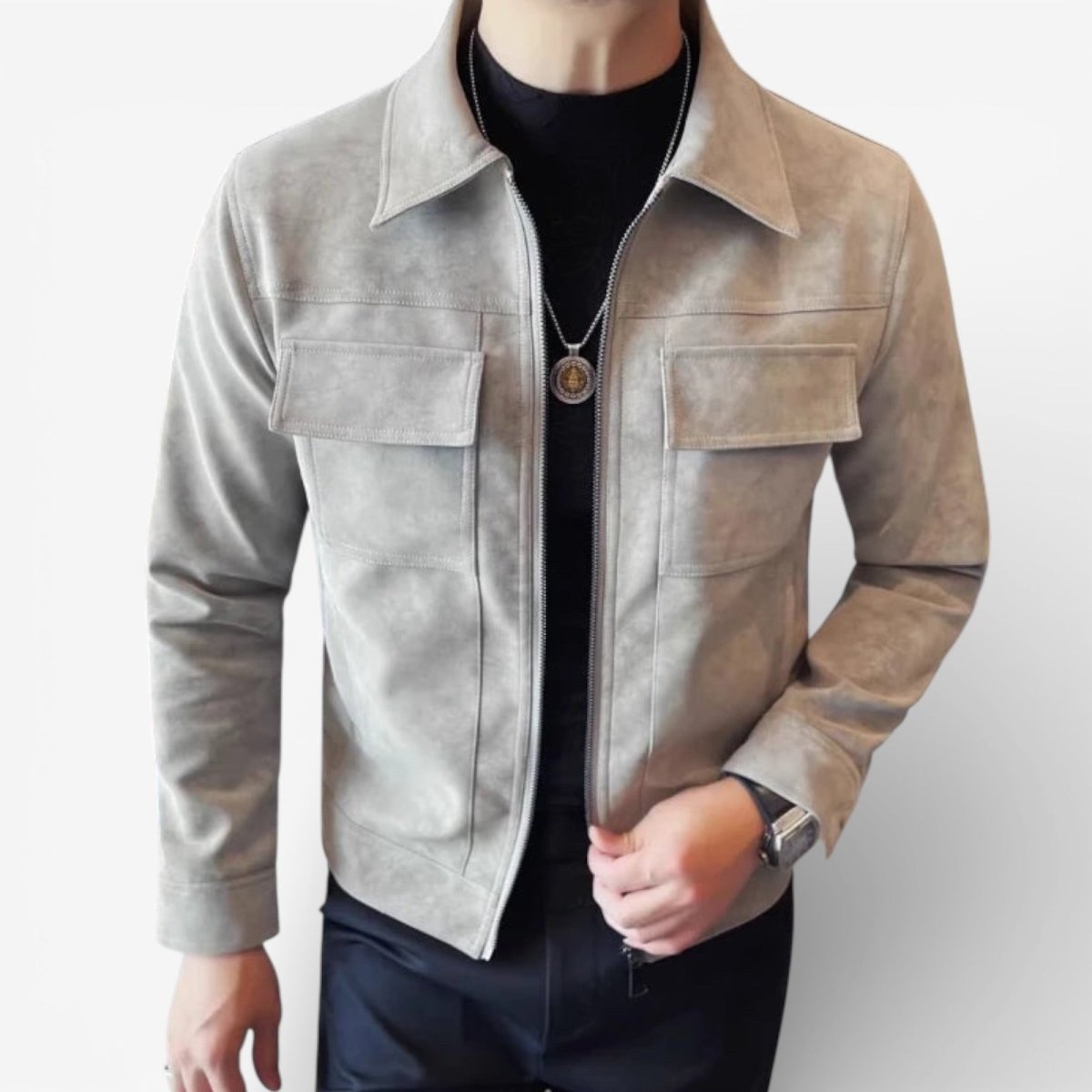 Bomber motorcycle casual jacket - Antonios