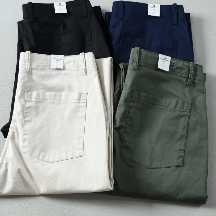 British cotton casual chinos - Antonios