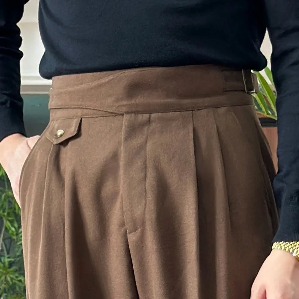 British high - waist old money trousers - Antonios