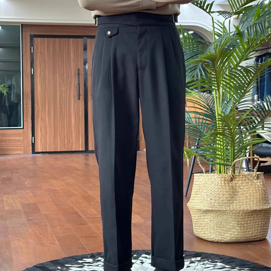 British high - waist old money trousers - Antonios