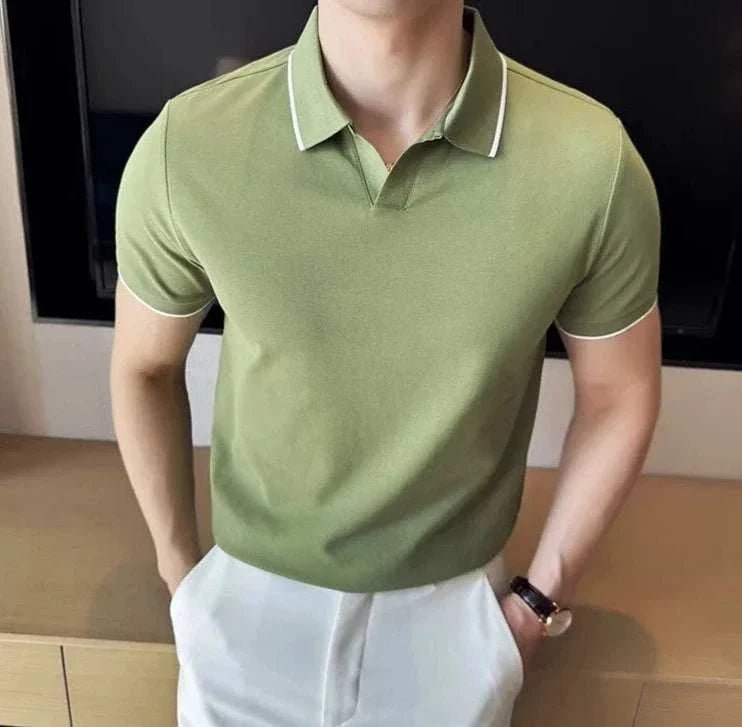 British slim fit summer polo t-shirt - Antonios