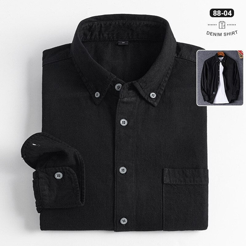 Business Casual Denim Shirt - Antonios