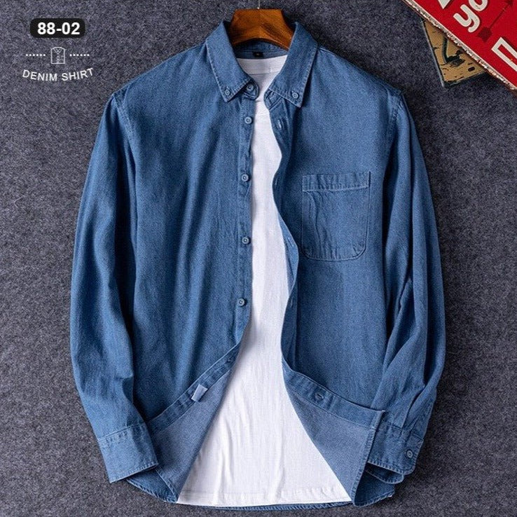 Business Casual Denim Shirt - Antonios