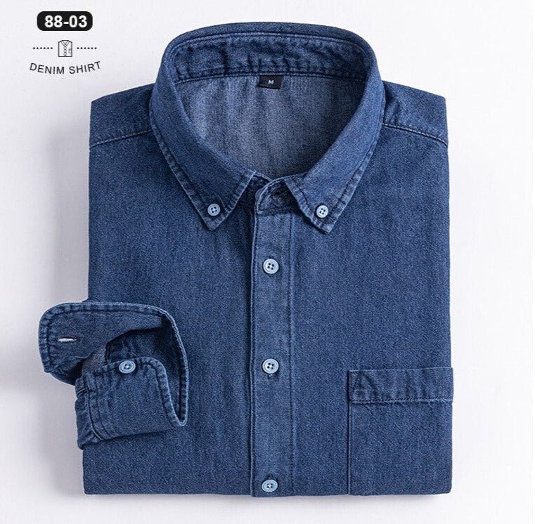Business Casual Denim Shirt - Antonios