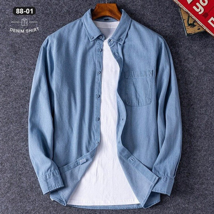 Business Casual Denim Shirt - Antonios