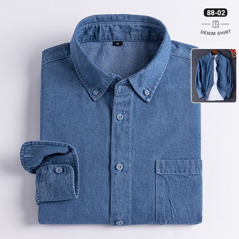 Business Casual Denim Shirt - Antonios