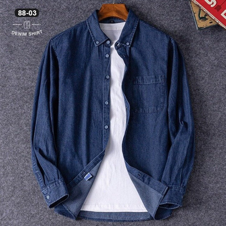 Business Casual Denim Shirt - Antonios