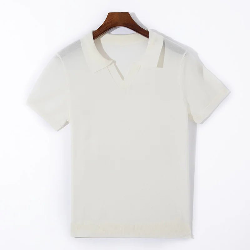 Business casual merino wool t-shirt - Antonios