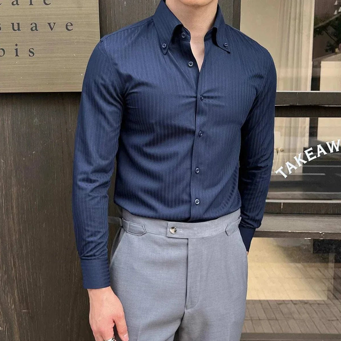 Business casual slim fit shirt - Antonios