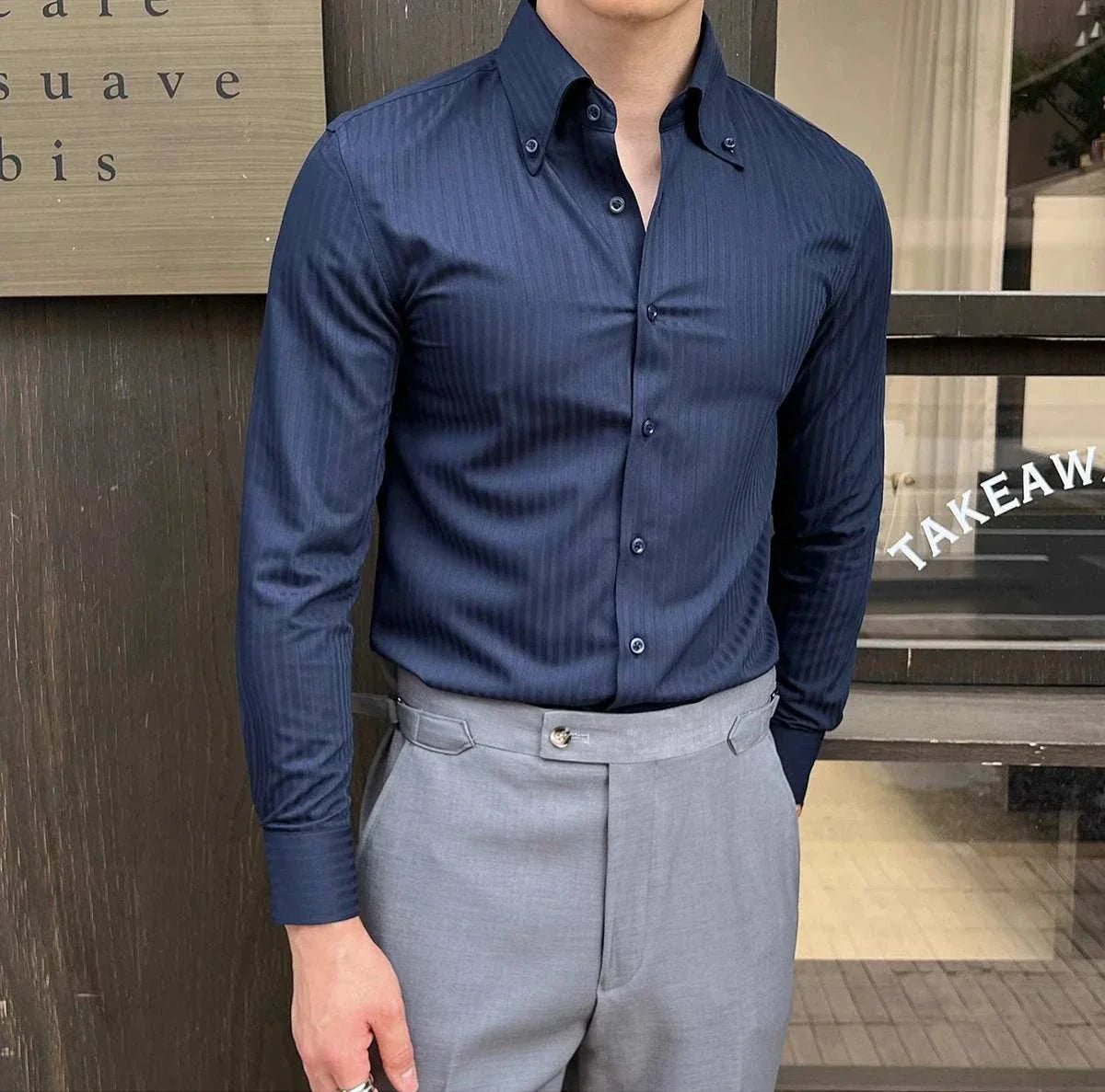 Business casual slim fit shirt - Antonios