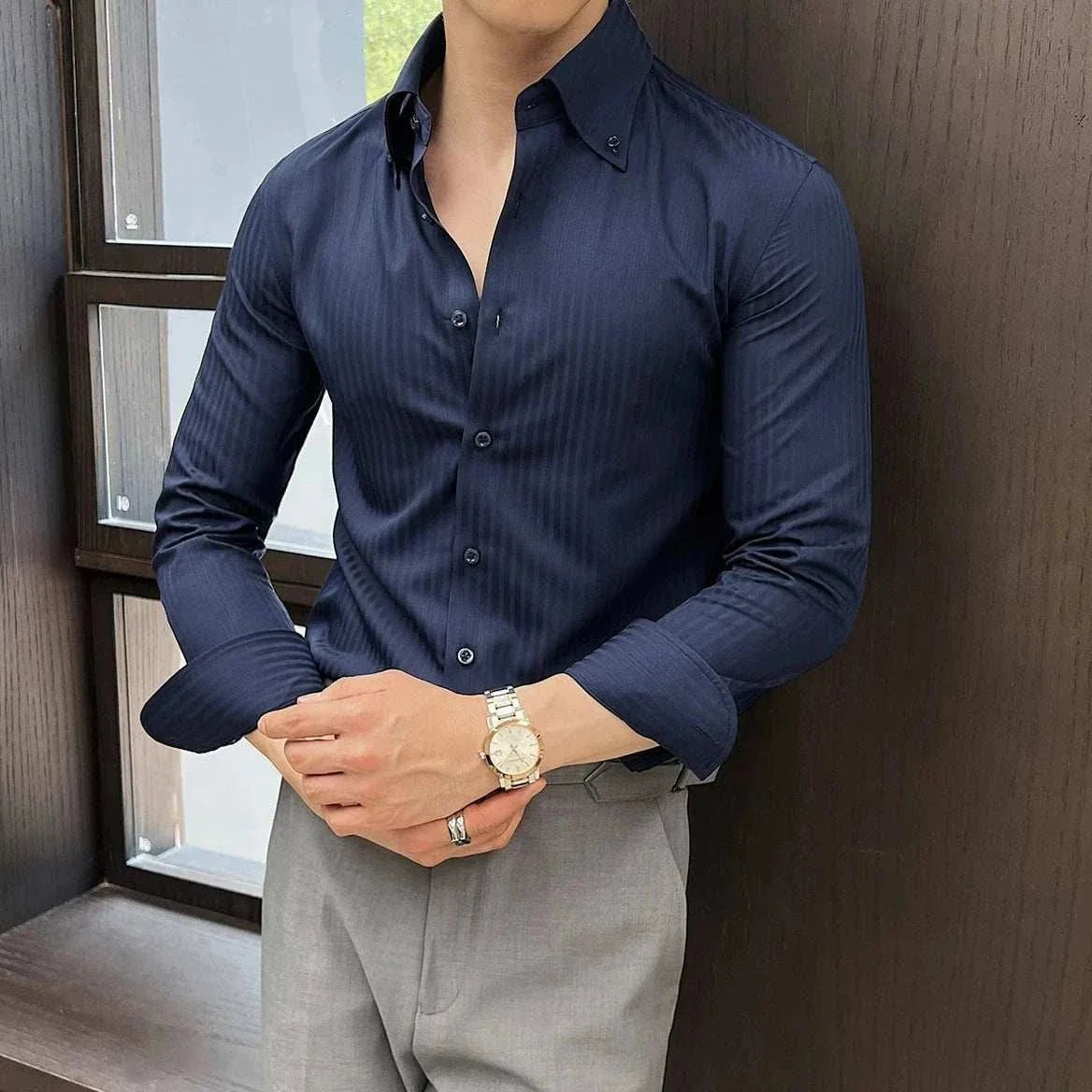 Business casual slim fit shirt - Antonios