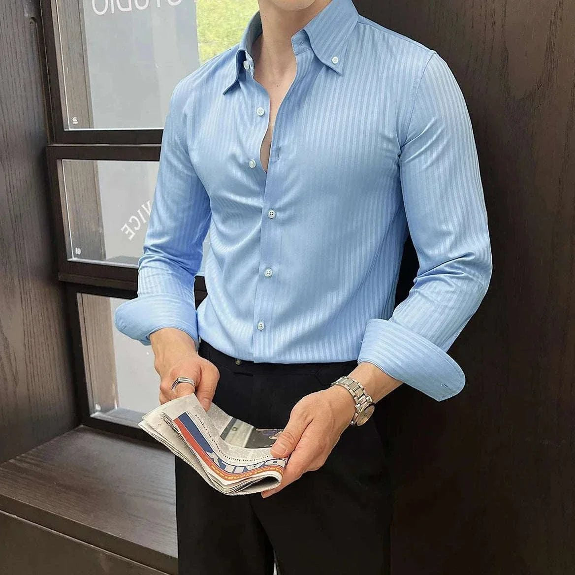 Business casual slim fit shirt - Antonios