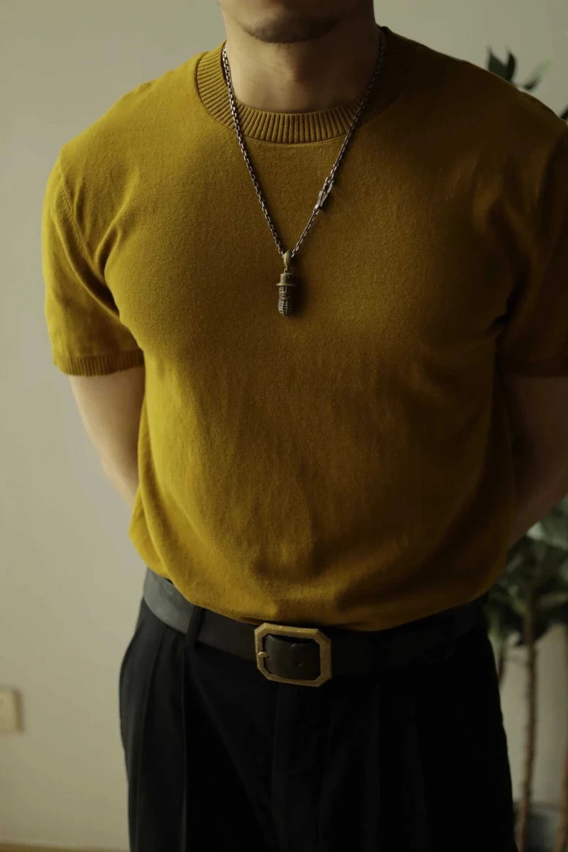 Business elegant cotton summer t-shirt - Antonios