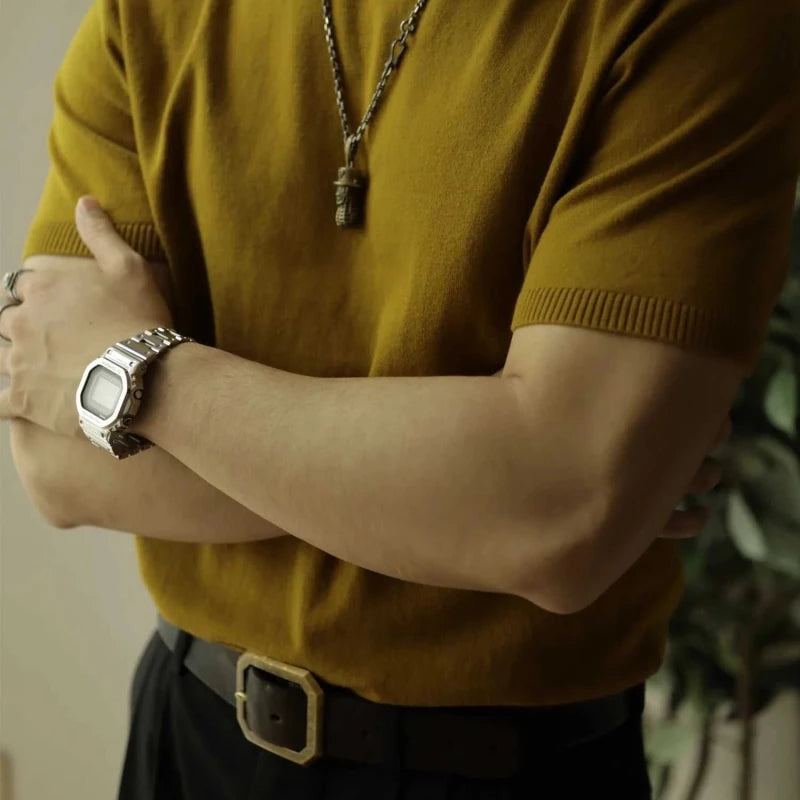 Business elegant cotton summer t-shirt - Antonios