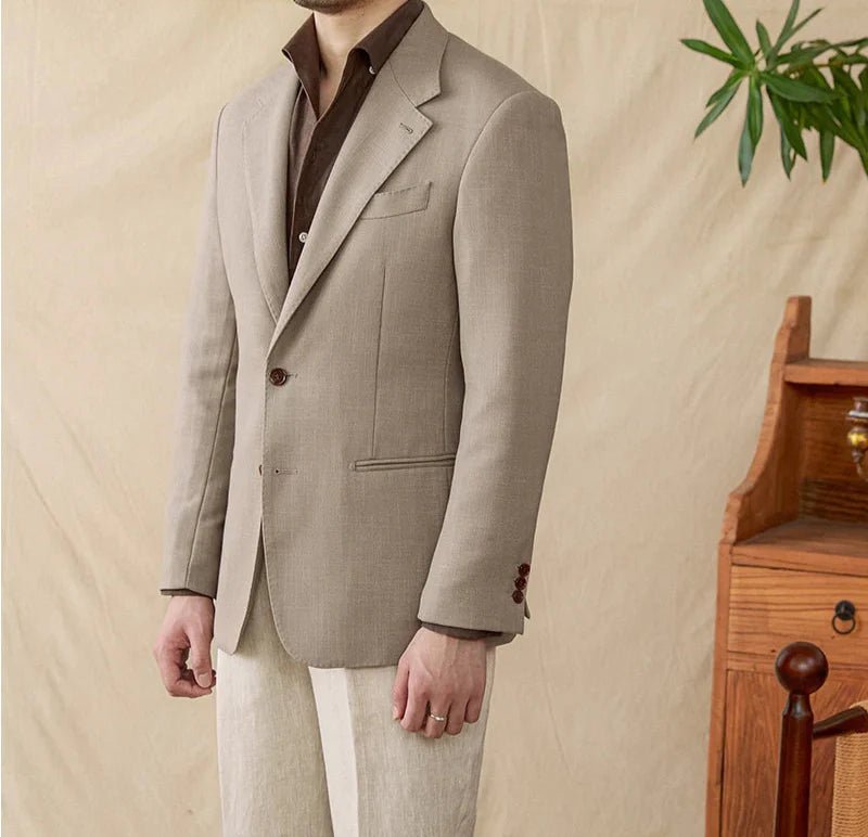 Business linen relaxation jacket - Antonios