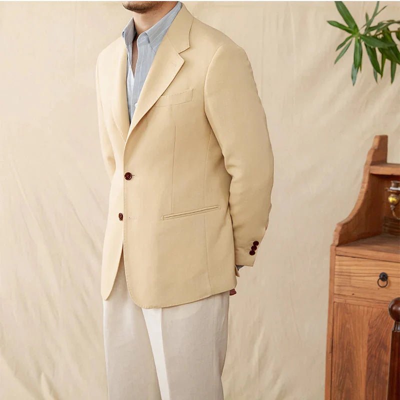Business linen relaxation jacket - Antonios