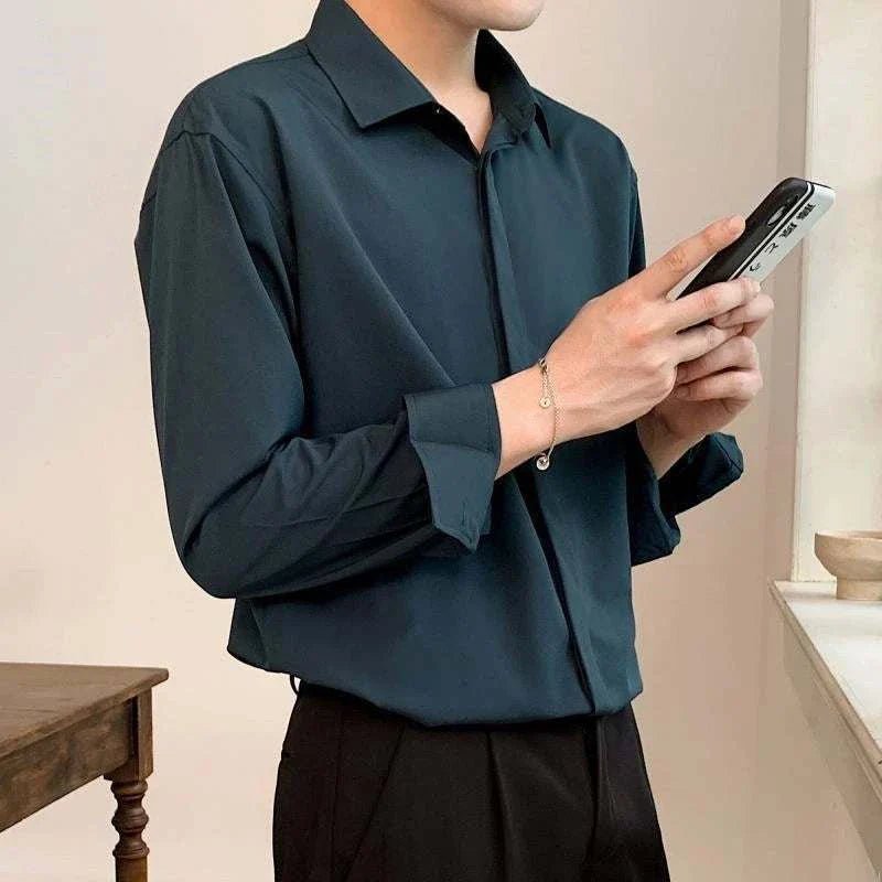 Business loose long - sleeve shirt - Antonios