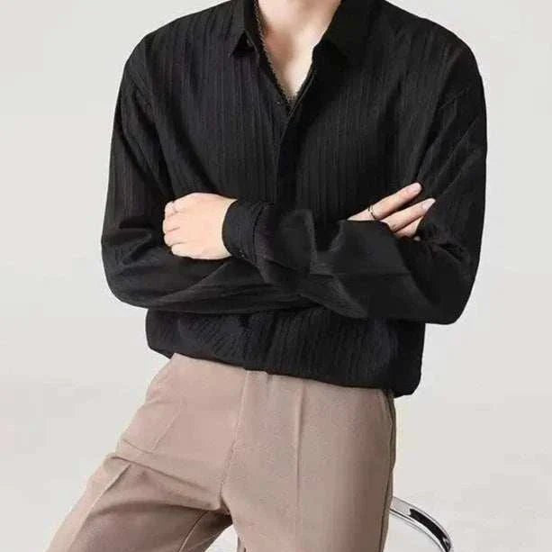 Business loose striped shirt - Antonios