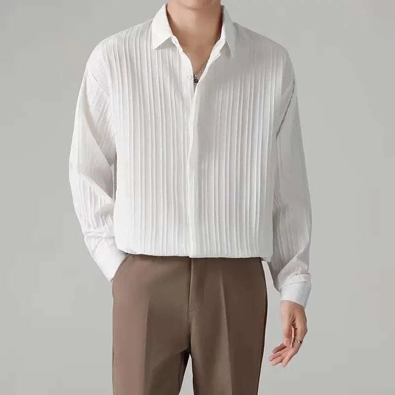 Business loose striped shirt - Antonios