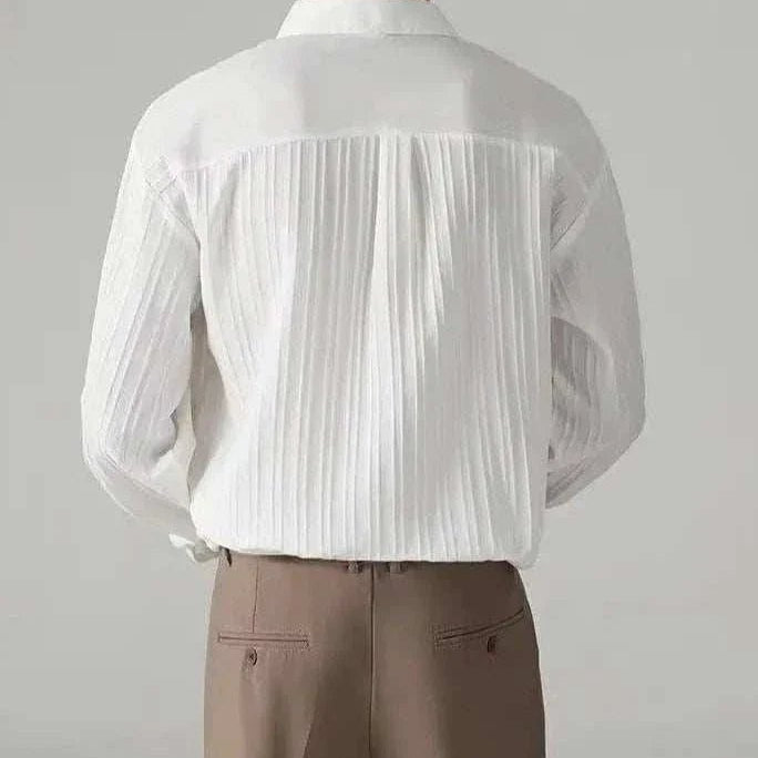 Business loose striped shirt - Antonios