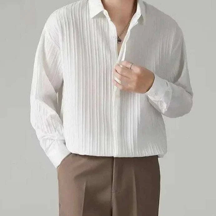 Business loose striped shirt - Antonios